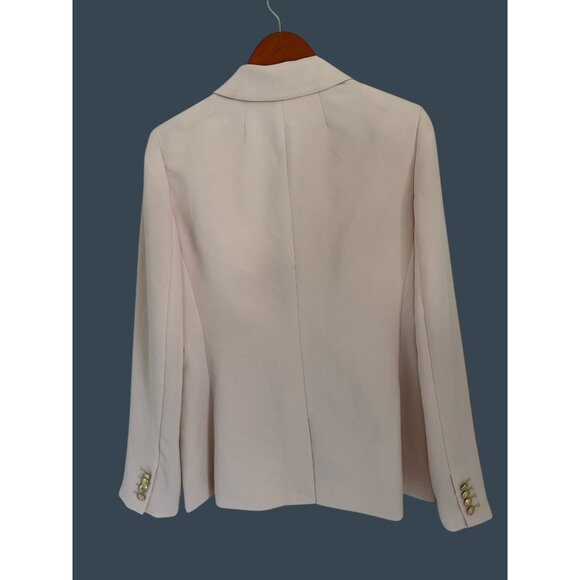 J.Crew Willa Blazer 10T Light Pink Classic Fit Gold Buttons Womens Polyester - Picture 8 of 9